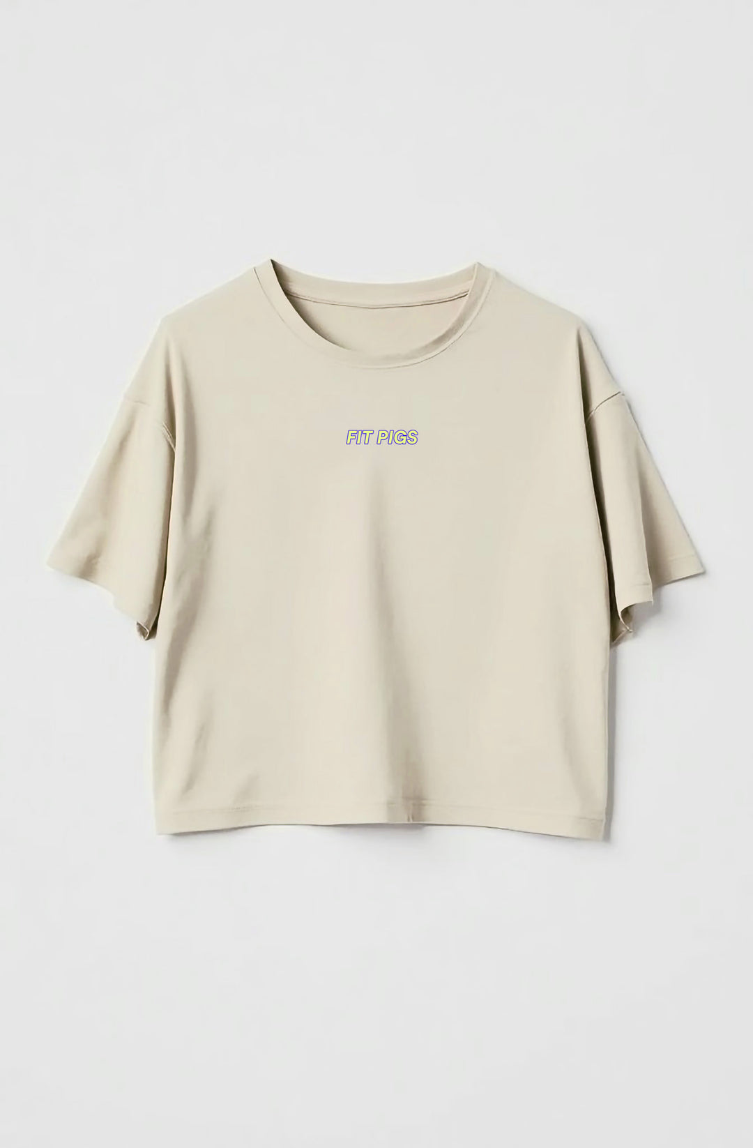 Keep Starting Digital Heart Crop Tee