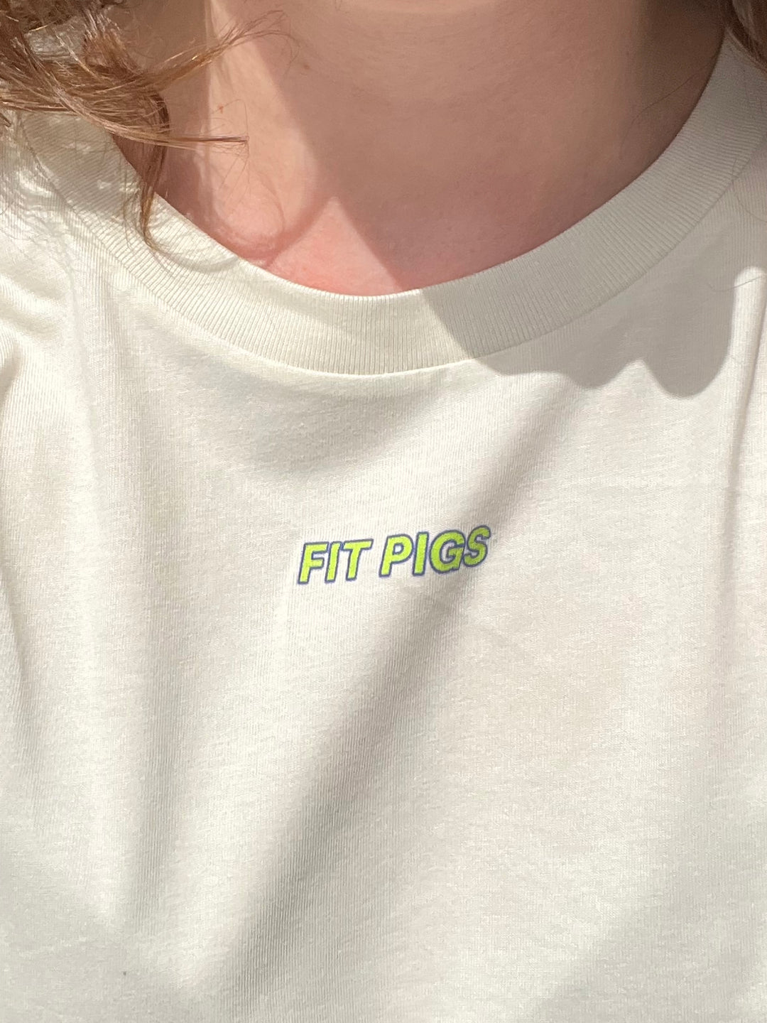 Keep Starting Digital Heart Crop Tee