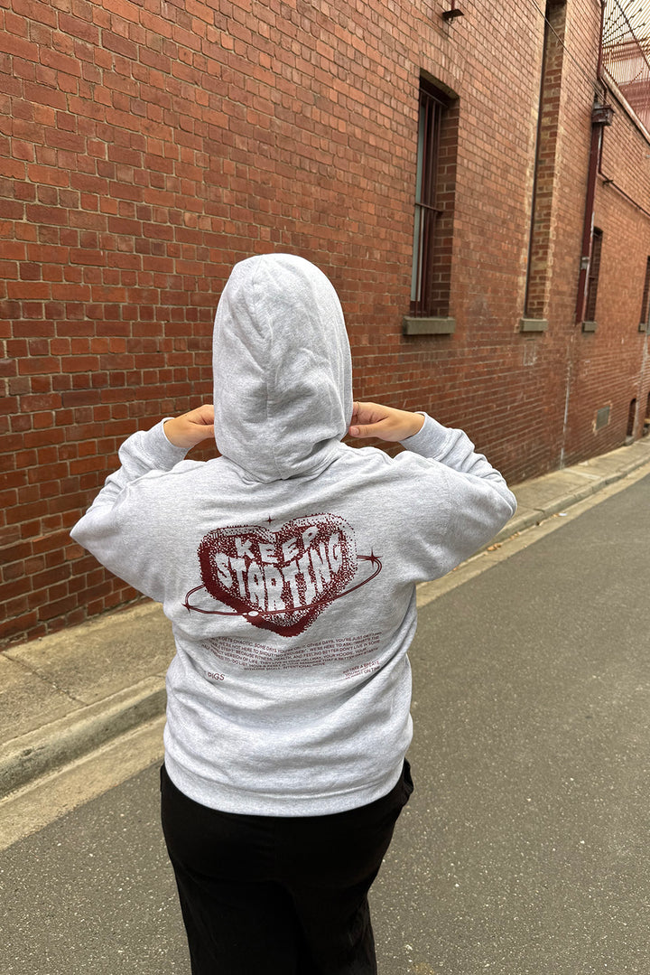 Keep Starting Hoodie