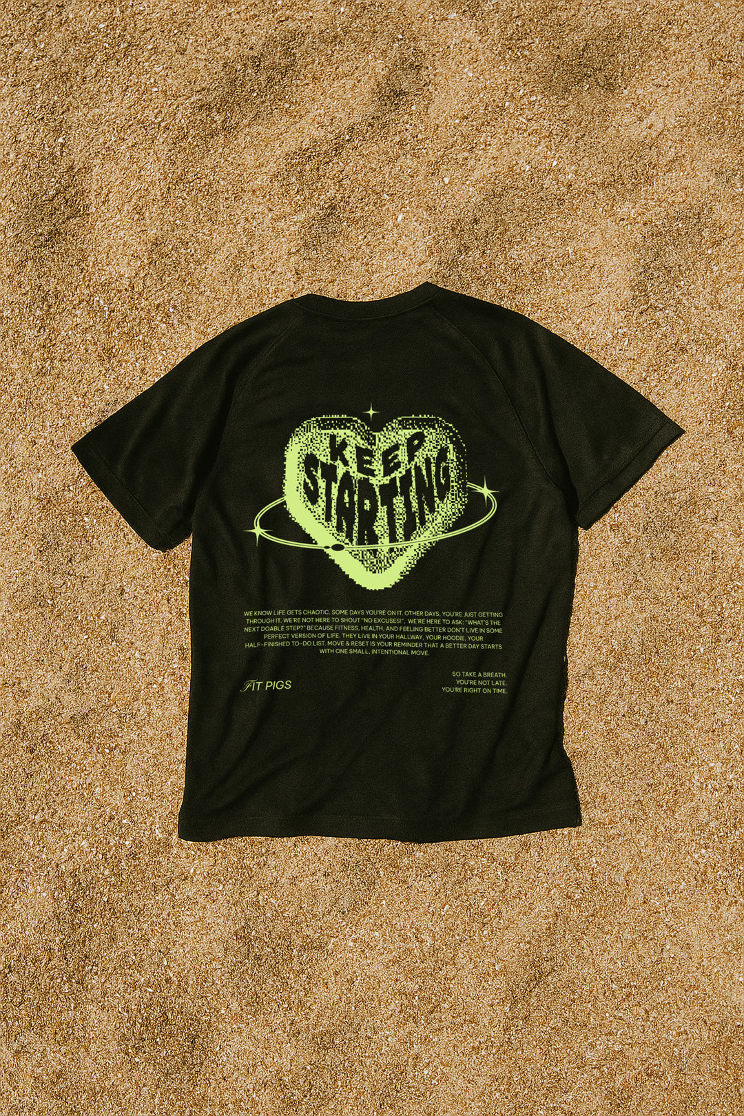 keep starting sports tee