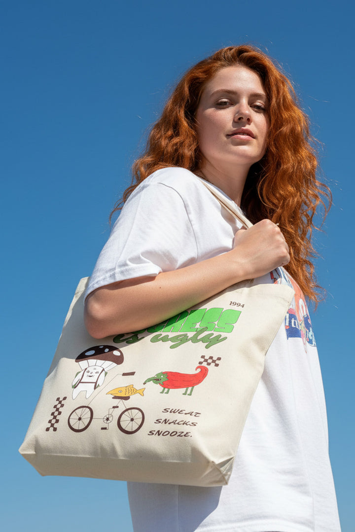 Progress is ugly tote bag