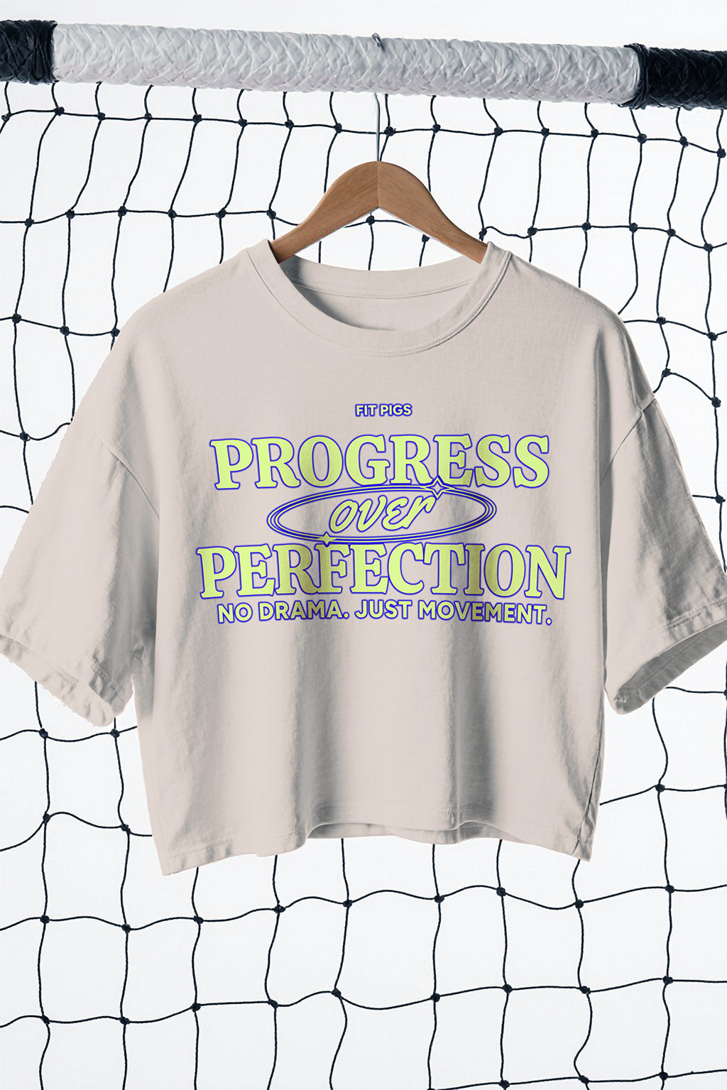 Progress Over Perfection Cropped Tee