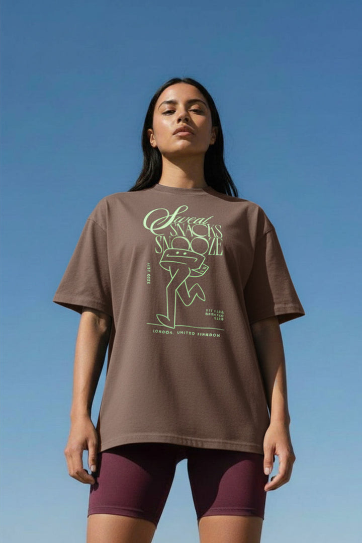 Sweat Snacks Snooze Tee