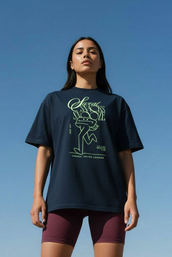 Sweat Snacks Snooze Tee