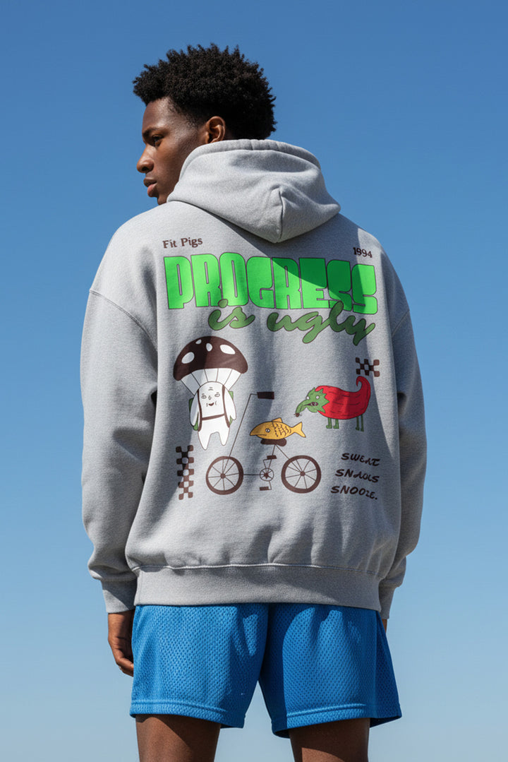 Progress is ugly hoodie